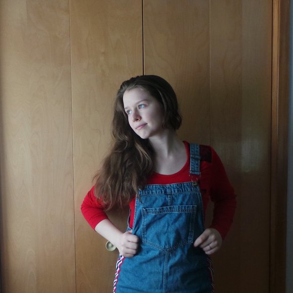 H&M Dress Jumper and red shirt - Picture 1 of 3